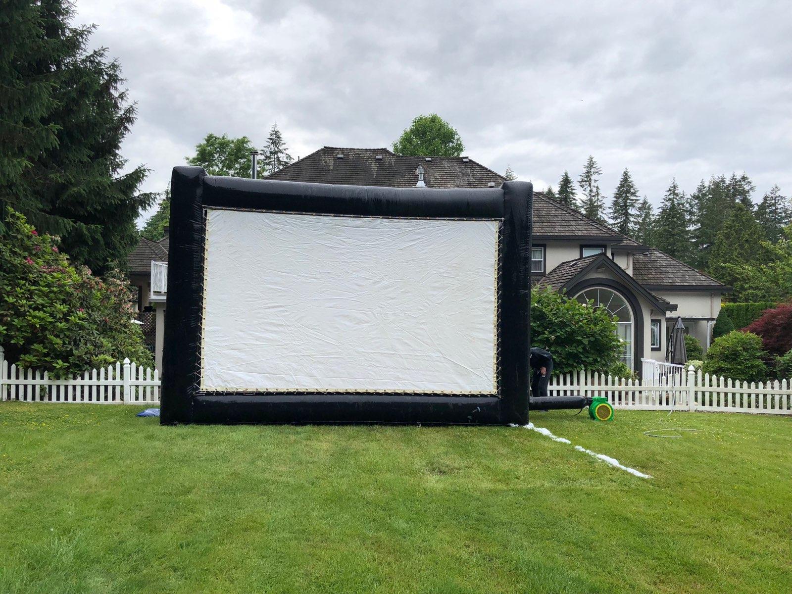 inflatable projector screen