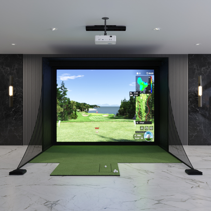 golf simulator projector