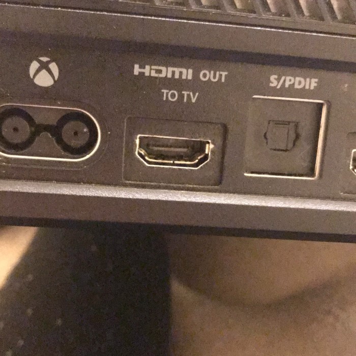 hdmi port on xbox one not working